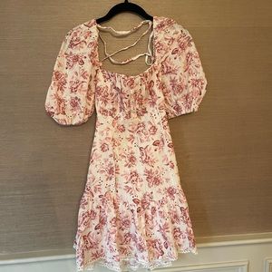 MinkPink love story mini dress NWT